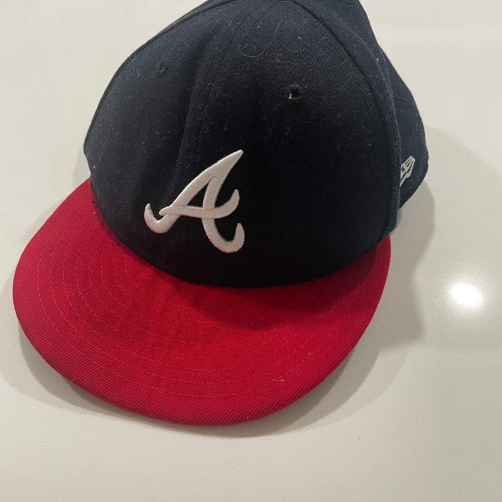 Atlanta Braves ATL MLB Game Authentic 59Fifty Fitted Cap On Field Size 8